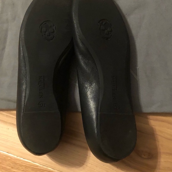 Alexander McQueen Skull leather flats - Picture 5 of 9